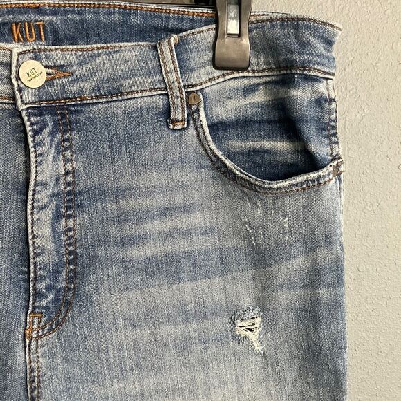 Kut from the Kloth “Fab ab high rise skinny” Blue Women's Jeans size 14 #713 - Picture 5 of 11